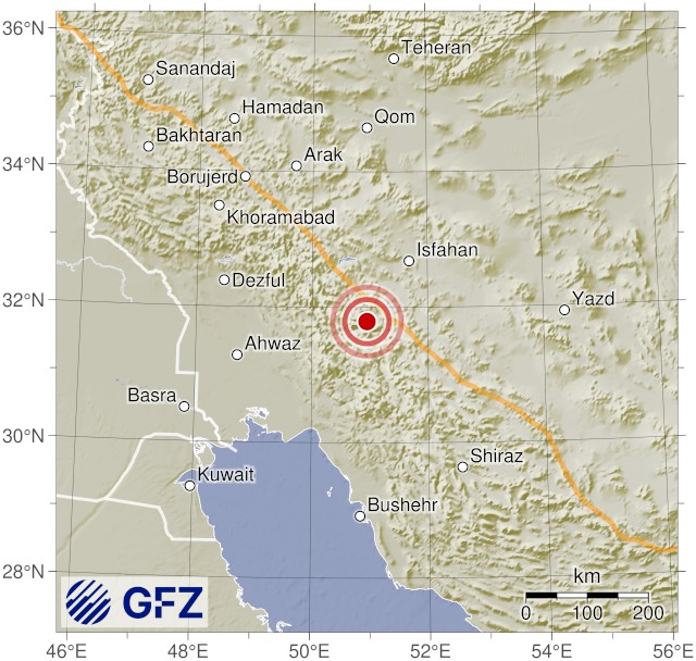 Event Map for GEOFON event gfz2025grvk