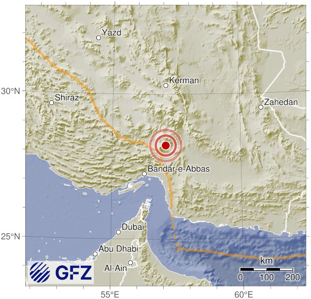 Event Map for GEOFON event gfz2026bmqf