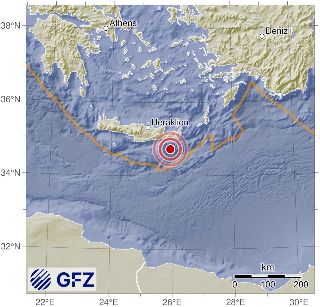 Event Map for GEOFON event gfz2026ibup