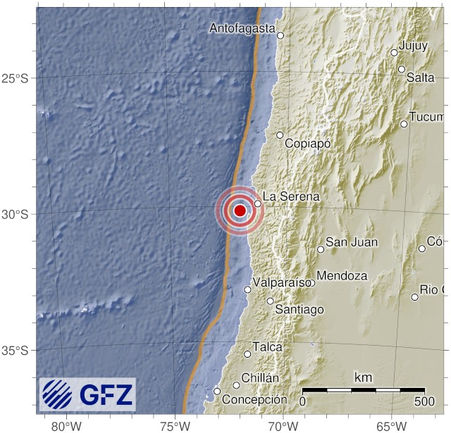 Event Map for GEOFON event gfz2026ivgs