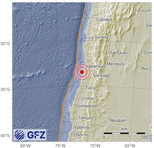 Event Map for GEOFON event gfz2026lauc
