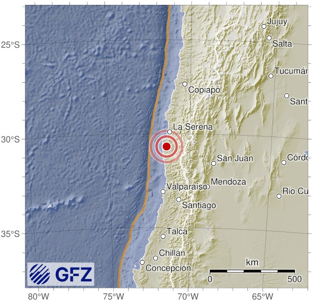 Event Map for GEOFON event gfz2026lgdf